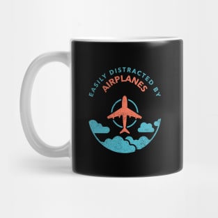 Easily Distracted By Airplanes Mug